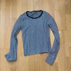 Black and white striped shirt